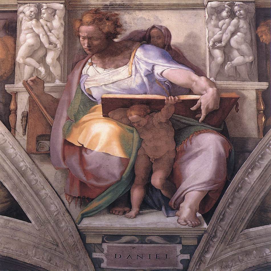 The Prophet Daniel -1511 by Michelangelo